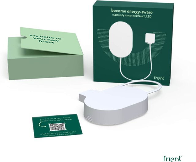frient Electricity Meter Interface mit 2 LED Zigbee in Weiß - Bild 1