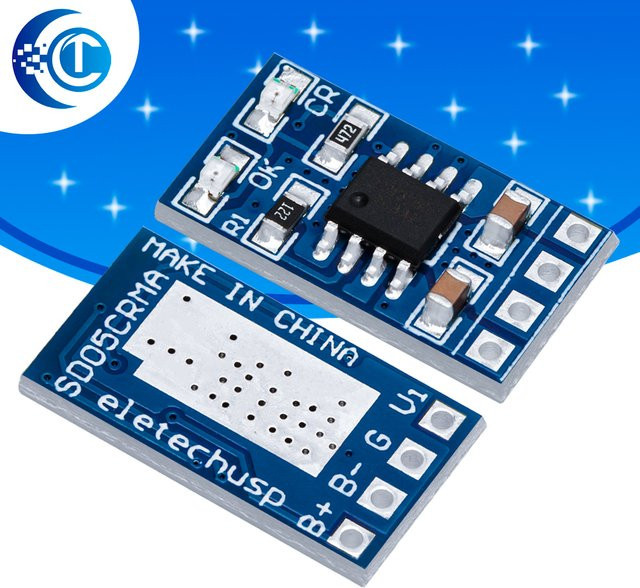 EGBO MPPT Solar Laderegler SD05crma für Li-Ion und LiPo Akkus, 1A, Blau - Bild 1