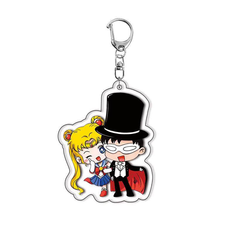 Bandai Sailor Moon Acryl-Schlüsselanhänger, Usagi Tsukino Chibiusa - Bild 2