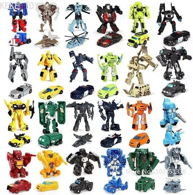 Discover Intime Verwandlungs-Mini-Autos, Action- und Spielfiguren, 24-teiliges Set, Kunststoff, ab 14 Jahren - Bild 1