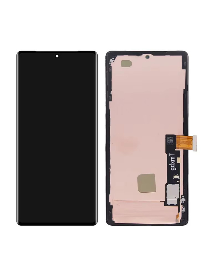 Google Pixel 7 Pro OLED-Bildschirm mit Rahmen, LCD-Display Ersatzteil in Schwarz - Bild 5