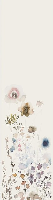 Marburg Vliestapete Blumen Crushed-Optik Modern in Greige und Beige, Breite: 70 cm, Höhe: 270 cm - Bild 1