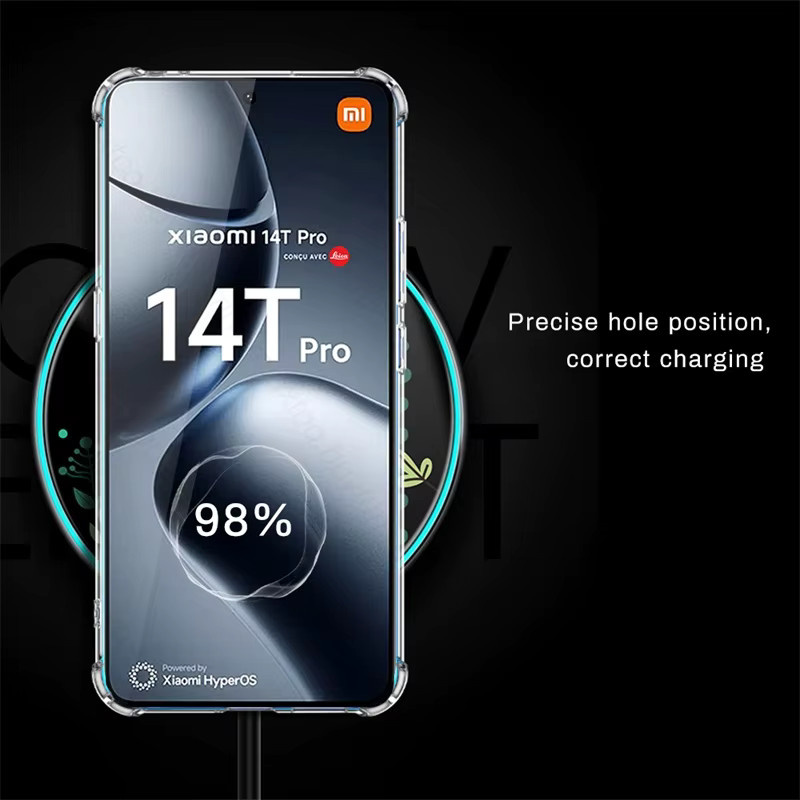 Xiaomi 14T Pro 5G Transparente TPU Schutzhülle - Bild 5