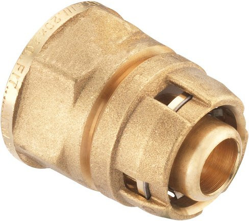 Cornat Kupplung aus Messing in Goldfarben mit 3/4 Zoll - Bild 1