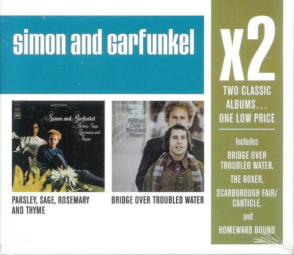 Simon & Garfunkel CD X2: Bridge Over Troubled Water Rock Columbia Black - Bild 1