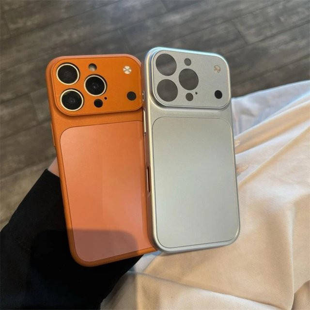 Schutzhülle aus PC und TPU in Blau für iPhone 17 16 15 14 13 Pro Max mit Glas-Kameraschutz und mattem Finish - Bild 1