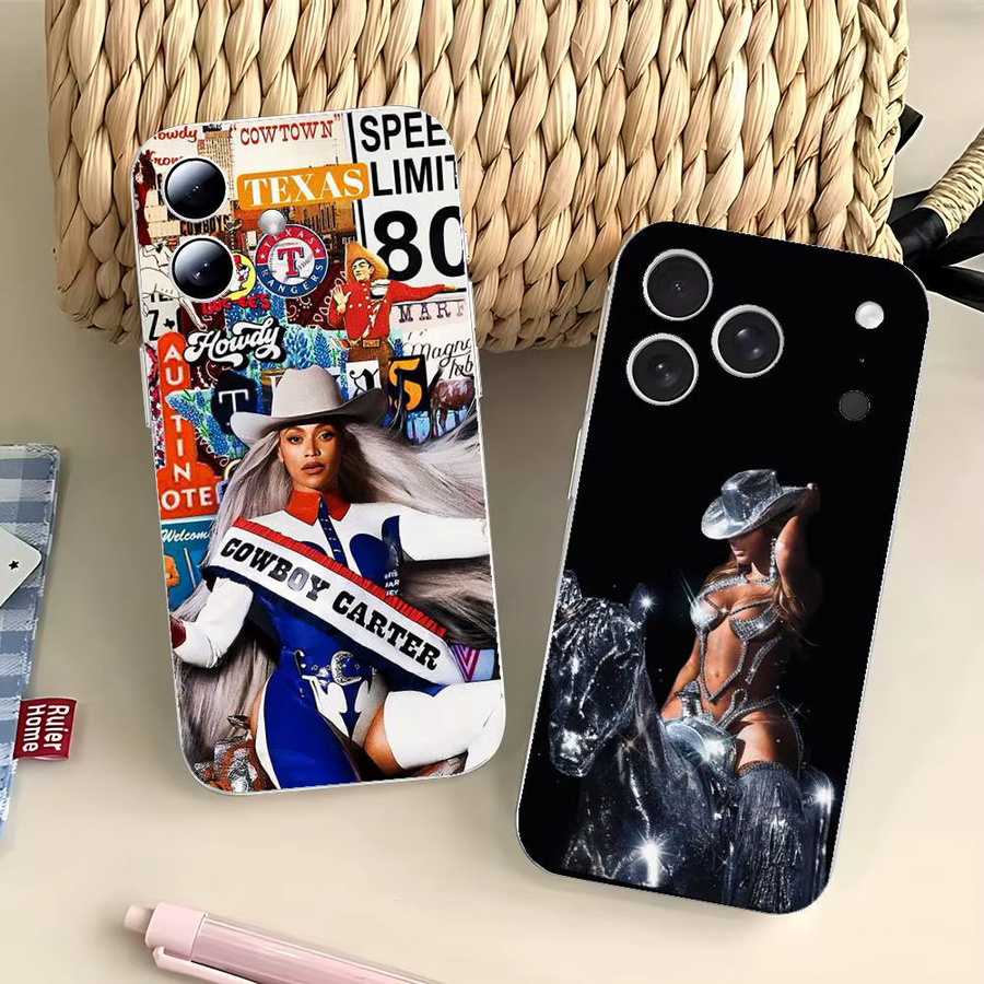 Luxuriöse transparente Handyhülle Coll-B-beyonce-Hot-SingerS für Apple iPhone 11 bis 17 Pro Max Mini mit Stoßfänger-Schutz - Bild 6
