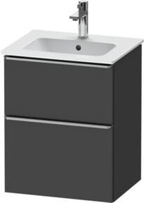 Duravit Waschtischunterschrank D-Neo in Grau Matt, B/T/H: 51 x 40,2 x 62,5 cm - Bild 1