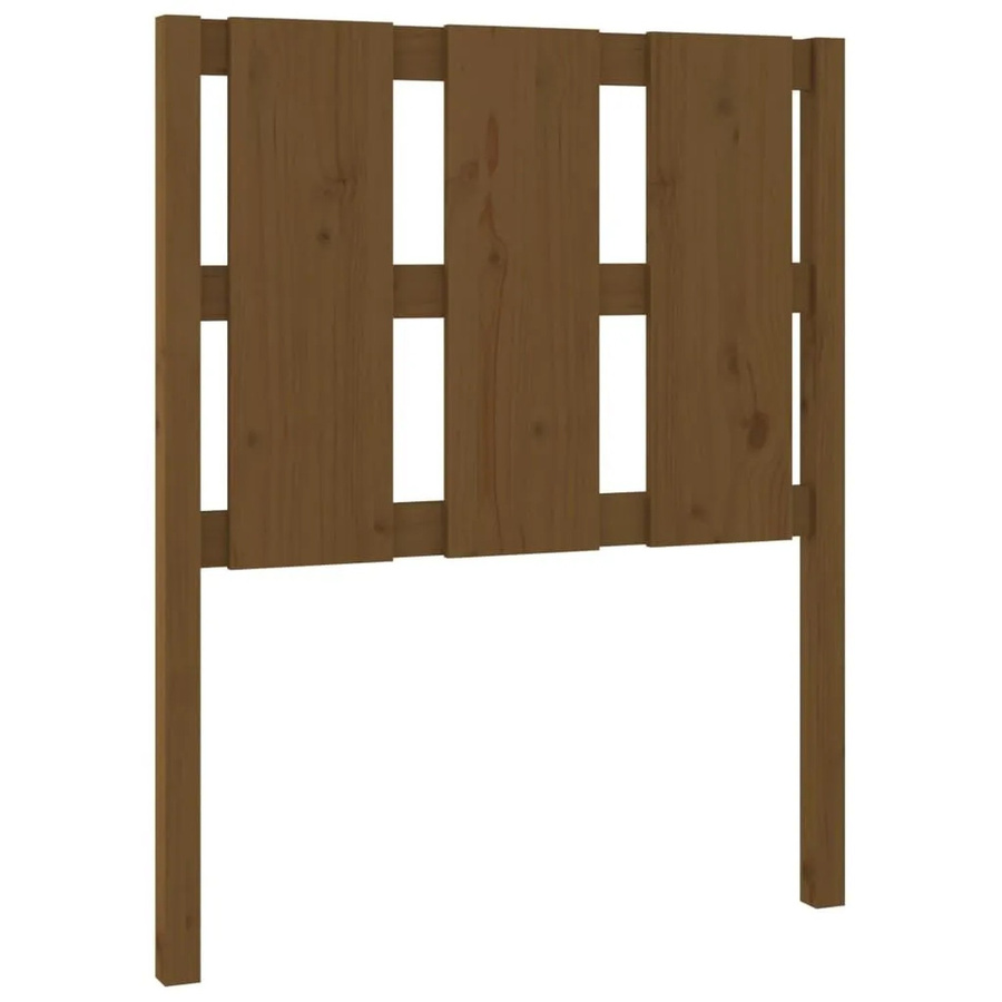vidaXL Kopfteil aus Massivholz Kiefer in Honigbraun, B/T/H: 80,5 x 4 x 100 cm - Bild 2