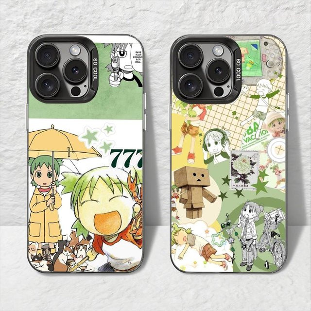 Anime Yotsuba Koiwai Handyhülle für Apple iPhone 11 12 13 14 15 16 Pro Max Plus in Multicolour mit Protect Plating Schutz - Bild 1
