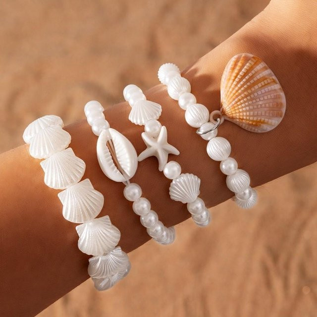 Manjie Armbänder, Perle, Messing, Damen, Bunt - Bild 1