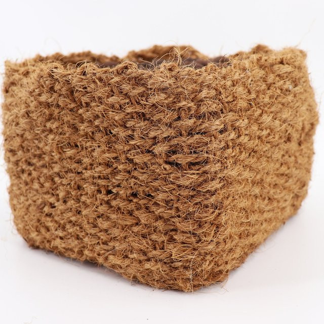 Aquagart Kokos Pflanzkorb in Braun für Ufermatten und Böschungsmatten, B/T/H: 25 x 25 x 20 cm - Bild 1