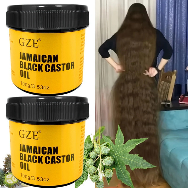GZE Jamaican Black Castor Oil, 2er-Pack, Haaröl, Unisex - Bild 1