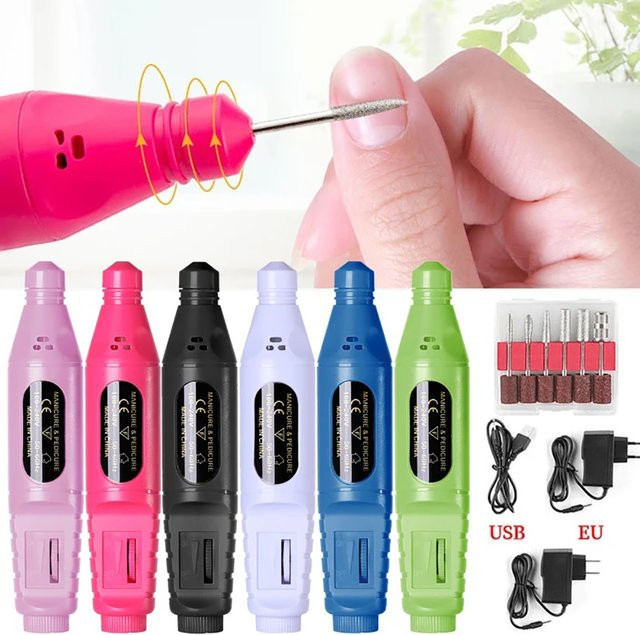 LULAA Elektrische Nagelschleifmaschine, Pink, Unisex - Bild 1