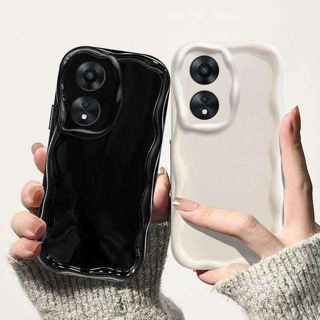 Honor X7b 5G Handyhülle mit Wellenmuster aus weichem TPU als Schutzhülle - Bild 1