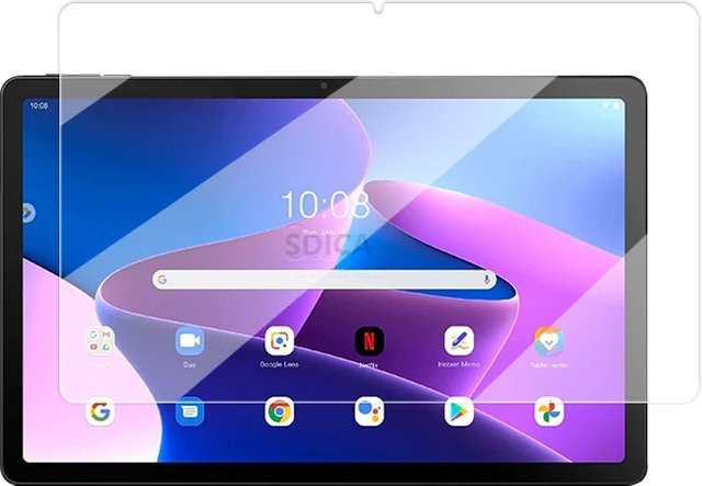 Displayschutzfolie aus gehärtetem Glas für Lenovo Tab M10 Gen 3 2022, 10,1 Zoll, transparent - Bild 1