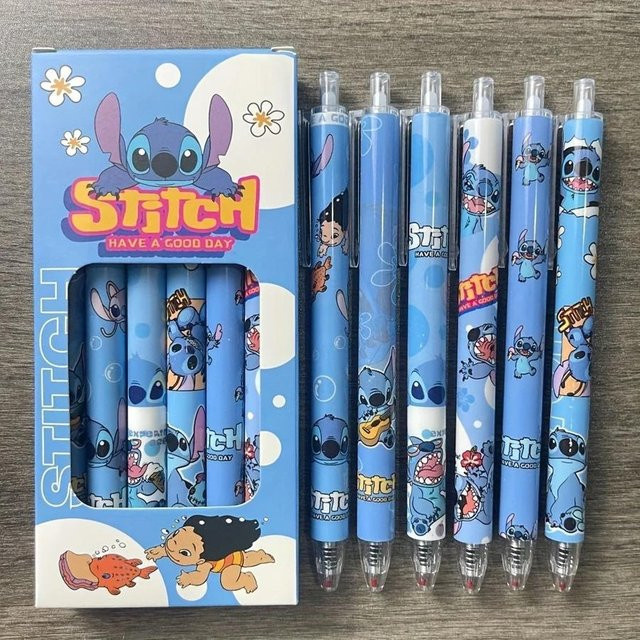 Discover Intime Stitch Limited Edition Gelstifte Set, 6 Stück, Schwarz, 0,5 mm - Bild 1