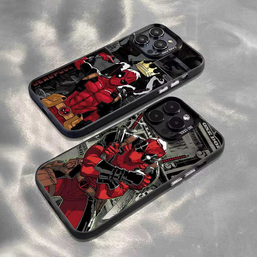 Niedrige Deadpool Handyhülle für Apple iPhone 11 12 13 14 15 16 17 Pro Max Plus Mini XR XS Multicolor - Bild 2