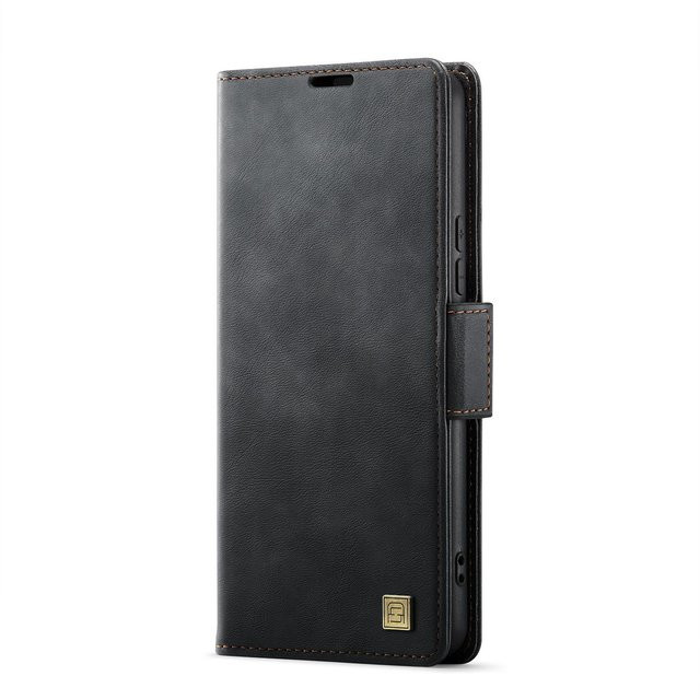 Xiaomi Brieftasche Hülle für Redmi 12 und Redmi 12 5G in Schwarz mit Kartenfächern und Ständerfunktion für 360 Grad Schutz - Bild 1
