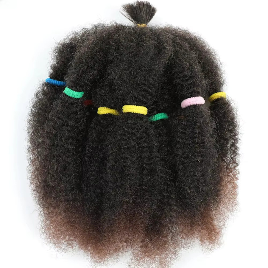 Afro Pervers Marley Twists Synthetisches Flechthaar, 12 Zoll, Ombre - Bild 4