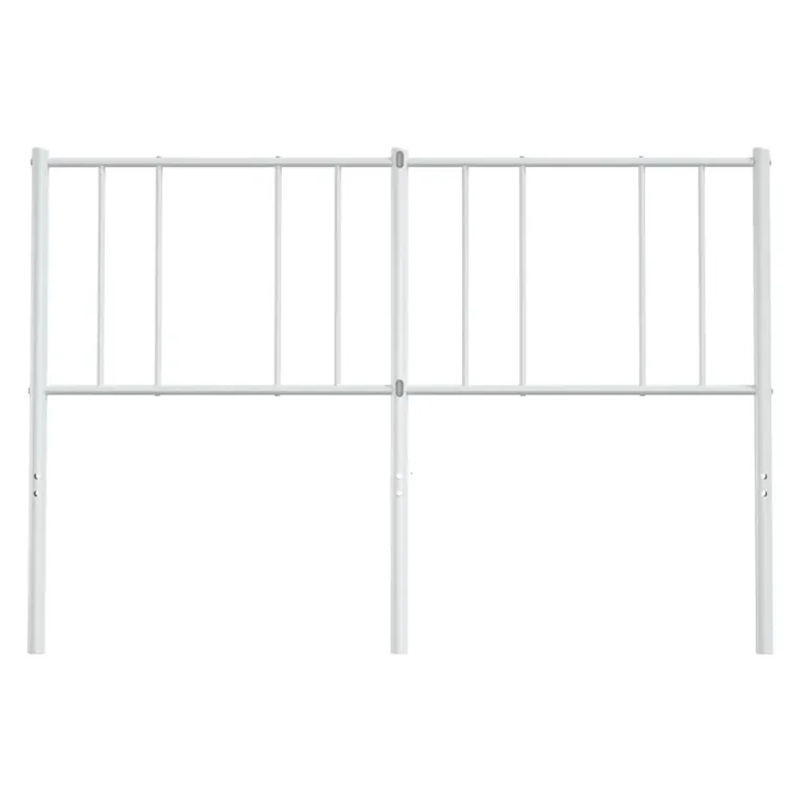Vidaxl Metall-Kopfteil in Weiß im klassischen und minimalistischen Design, Breite: 120 cm - Bild 3