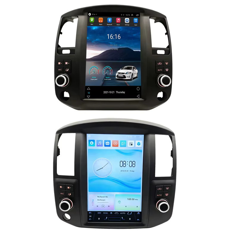 Roadonline Android 15 Auto-Multimedia-Videoplayer mit 12,8-Zoll-Touchscreen für Nissan Pathfinder und Nissan Navara 2008-2012, Stereo mit GPS und CarPlay, Schwarz - Bild 4
