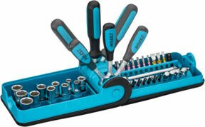Hazet Steckschlüssel- und Bit-Satz Smart Case 856-1 mit 1/4 Zoll Vierkant hohl und 1/4 Zoll Sechskant massiv sowie verschiedenen Profilen - Bild 2