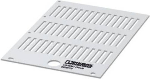 Phoenix Contact 0828770 US-WMT Einzeladerkennzeichner Weiß zum Aufschieben mit einer Beschriftungsfläche von 30 x 4 mm - Bild 1