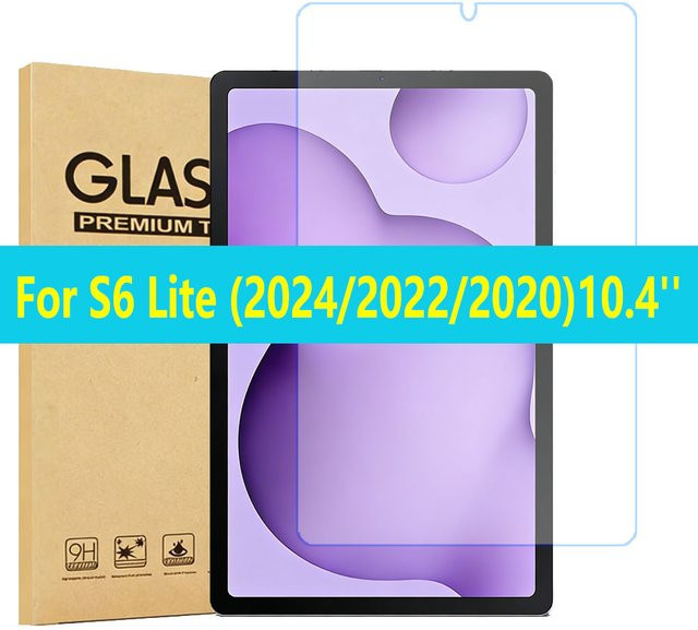 Samsung Galaxy Tab S6 Lite 10,4 Zoll Displayschutz aus gehärtetem Glas, transparent - Bild 1