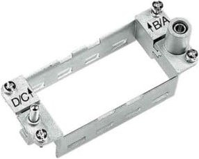 Harting Gelenkrahmen 09140160303 für 4 Module Baugröße 16 B in Silber - Bild 1