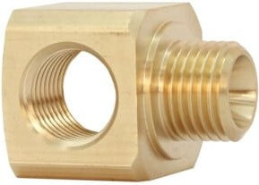 Riegler T-Einschraubverteiler M5 aus Messing in Gold - Bild 1