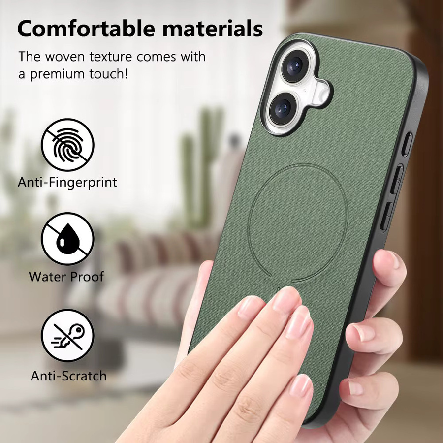 Magnetische Lederhülle für Xiaomi 17T 15T Pro 5G Stoßfeste Schutzhülle in Grau oder Grün - Bild 6