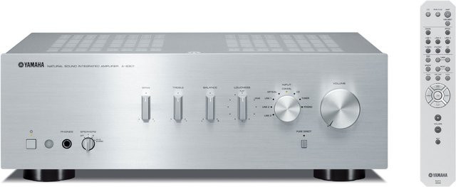 Yamaha A-S 301 Stereo Vollverstärker mit Bluetooth und optischem Anschluss in Silber - Bild 1