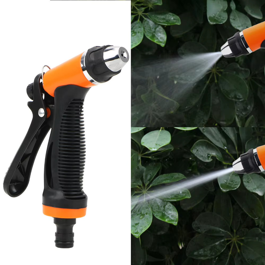 Auto Waschen Sprühpistole und Gartenspritze in Orange für den Gartenschlauch - Bild 2