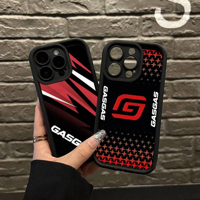 G-GasGas Handyhülle in Rot für iPhone 17 16 15 14 13 12 11 Pro Max Plus als Rückseiten-Cover - Bild 1