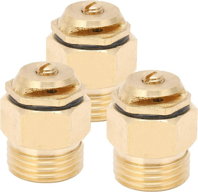 3er-Set mfySpace G1 2 Brechungsregnerdüsen aus Kupfer in Gold zur Gartenbewässerung - Bild 1