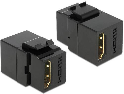 Delock 86366 HDMI-Einbaumodul Keystone in Schwarz - Bild 1