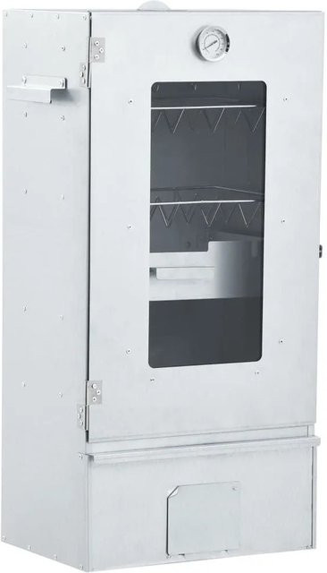 vidaXL Räucherofen mit Kaltrauchgenerator aus verzinktem Stahl in Silber - Bild 1