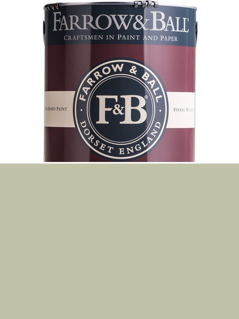 Farrow & Ball Modern Eggshell Wandfarbe Mizzle 266 Grau Grün 5 l - Bild 1