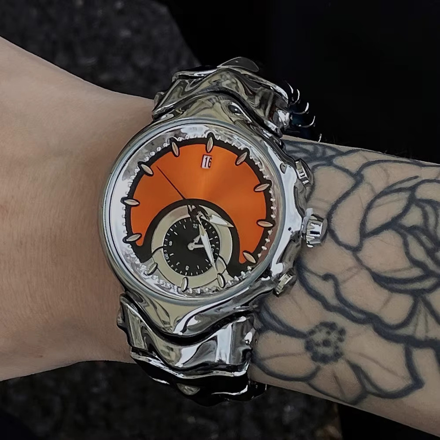 STARPERISH Armbanduhr Herren, Quarz, Edelstahl, Gold, Silber - Bild 2