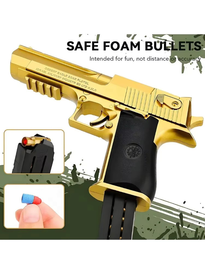 QEducational Spielzeugpistole mit Hülsenauswurf, Schaumstoff-Softbullet-Blaster - Bild 5