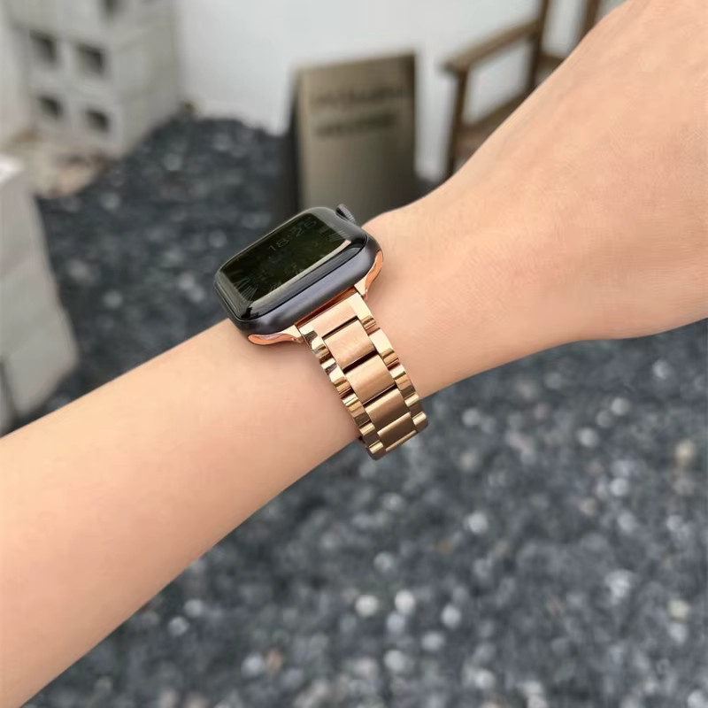 TINUORA Uhrenarmband Edelstahl, Roségold, Damen - Bild 2