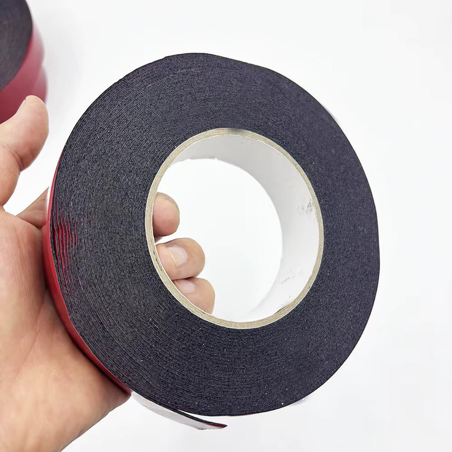 Starkes doppelseitiges Schaumklebeband wasserdicht mit rotem Liner, Länge: 10 m - Bild 4