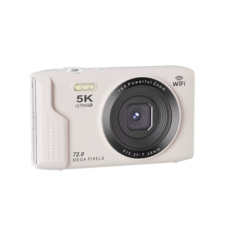 Ourlife 5K Digitalkamera mit 72MP, 2,8 Zoll LCD-Bildschirm, 16-fachem Digitalzoom und wiederaufladbarem Akku für Vintage-Fotografie und Vlogs in Pink oder Black - Bild 7