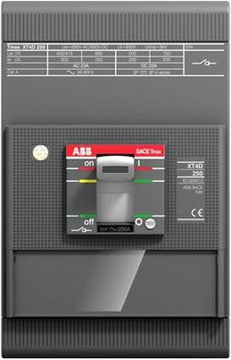 ABB XT4H-D 250 MCS-UL Leistungsschalter in Grau - Bild 1
