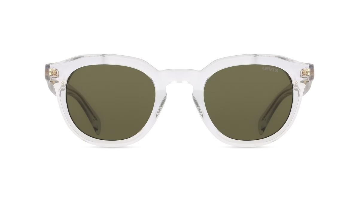 Levi’s LV 5052/S Sonnenbrille, Vollrand, Panto, Acetat, Unisex, transparent - Bild 1