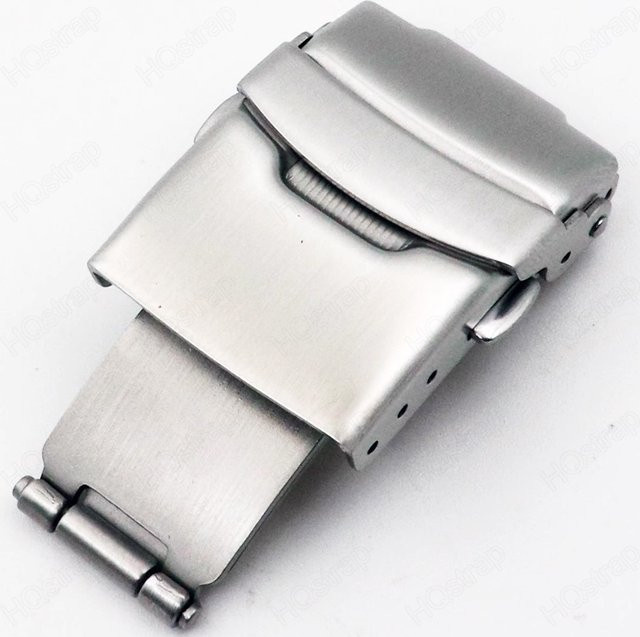 HQstrap Uhrenarmband-Verschluss Edelstahl, Silber, Unisex - Bild 1