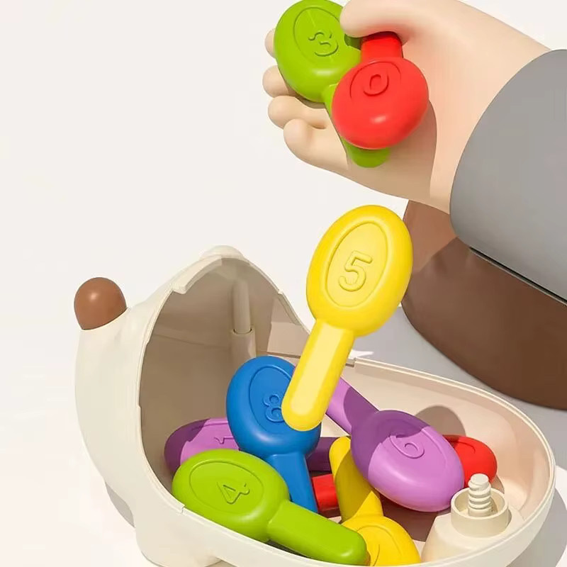 MYJCK Montessori Baby Igel Spielzeug, Lernspielzeug, ab 1,5 Jahre - Bild 2
