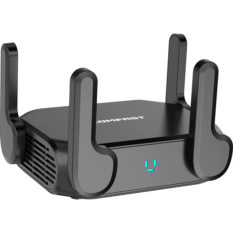 COMFAST AX3000 WiFi 6 Mesh WLAN-Router Dual-Band 2,4GHz/5,8GHz mit USB 3.0 und 2,5G Gigabit-Anschluss in Schwarz - Bild 5