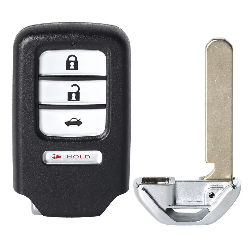 KEYECU Keyless-Go Smart Remote Key Fob ID47 für Honda Accord Civic Crosstour CR-V CR-Z, Schwarz, 313,8 MHz, FCC ID: ACJ932HK1210A - Bild 3